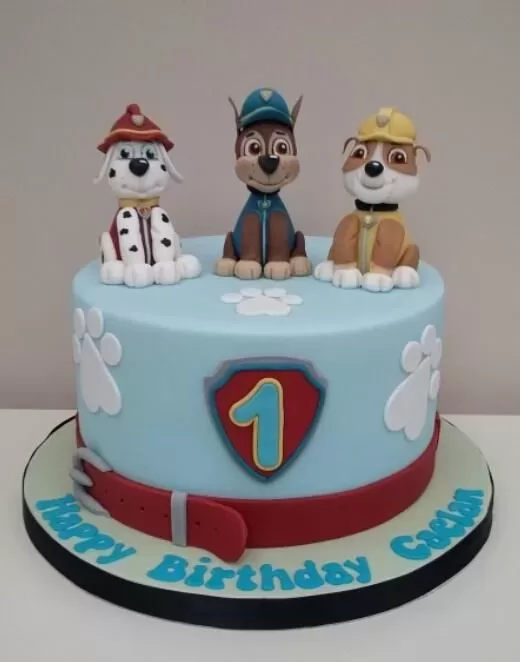 Order Paw Patrol Fondant Cake Online, Price Rs.3600 | FlowerAura