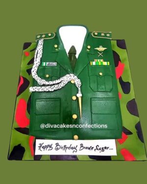 Uniform Shirt Birthday Cake