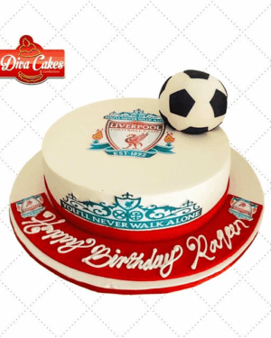 Liverpool Fan Birthday Cake