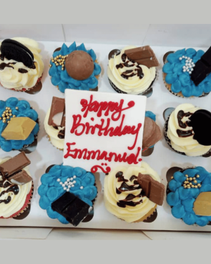 Box of 12 Cupcakes with Toppings