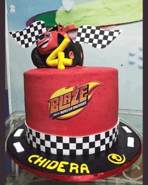 Blaze Monster Machine Cake
