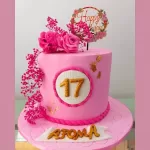 Pink Roses Cake