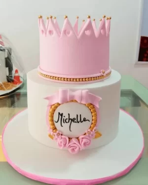 2-Tier Royal Birthday Cake