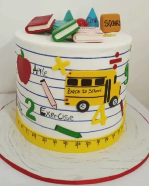 Back to School Celebration Cake