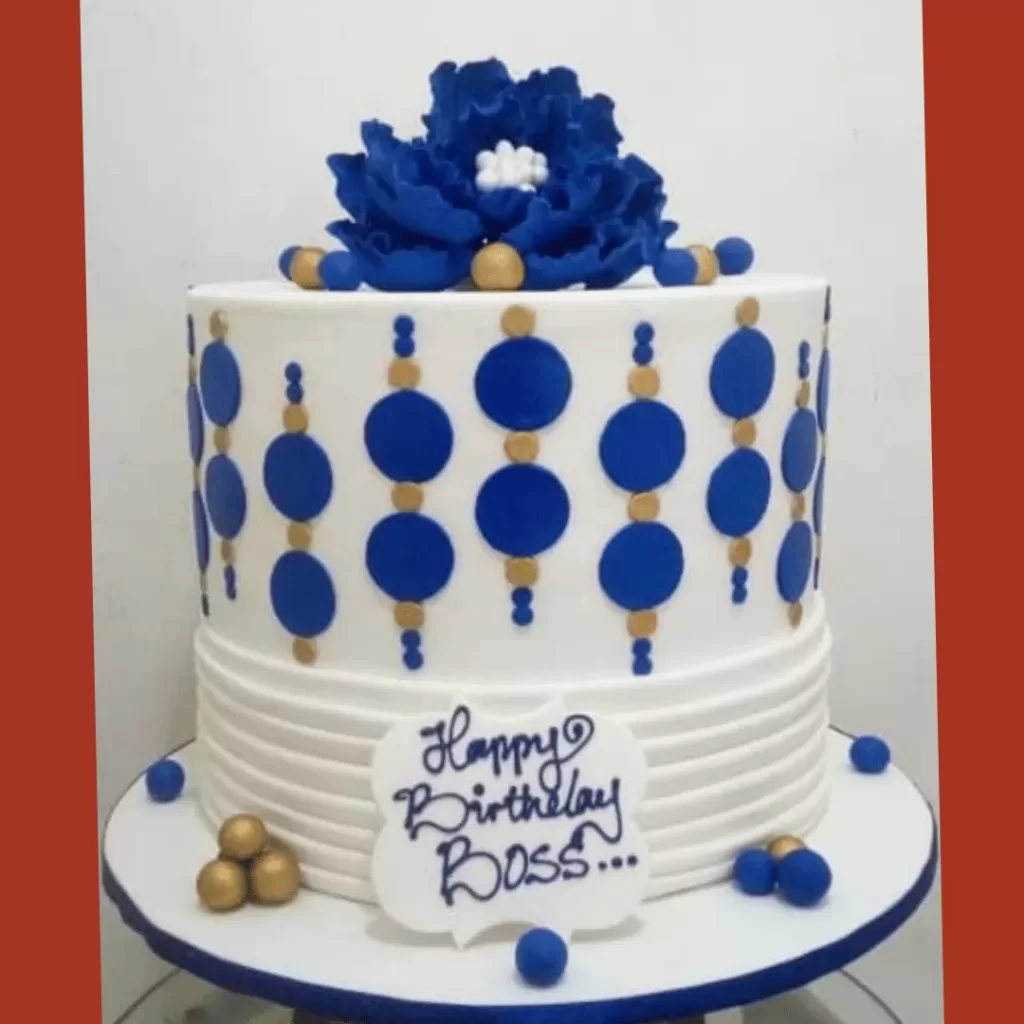 Polka Dot Birthday Cake