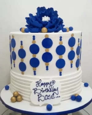 Polka Dot Birthday Cake