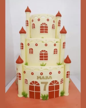 3-Tier Castle Cake