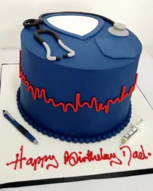 Nurse Hero Birthday Cake