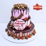 Chocolate Princess Birthday Cake