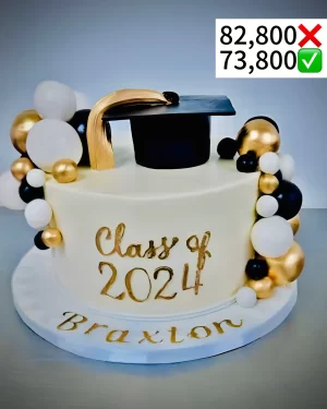 12" Graduation Cake - 02