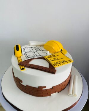 Construction Tools Birthday Cake