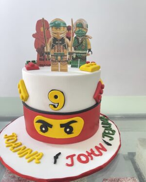 Lego Ninja Birthday Cake