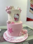 Pink Hello Kitty Birthday Cake