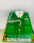 Military Uniform Celebration Cake