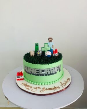 Minecraft Birthday Cake