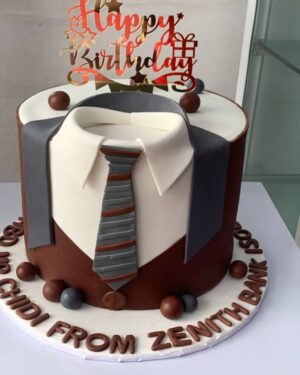 Shirt & Tie Birthday Cake
