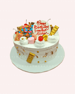 Sweet Sister Candy Cake