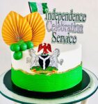 Independence Celebration Service Cake