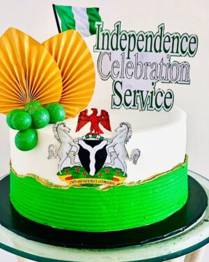 Independence Celebration Service Cake