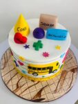 Back to School Shapes Cake