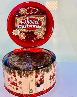 6" Christmas Fruit Cake (Tin)
